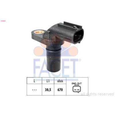 Billede af FACET 9.0522 Omdrejningssensor, automat gear Made in Italy OE Equivalent