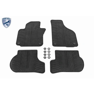 Billede af VAICO V10 6843 Gulvmåttesæt Gummi foran og bagved VOLKSWAGEN: Golf 6, 5