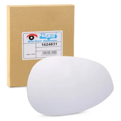 Billede af VAN WEZEL 1624831 Spejlglas venstre FIAT: Punto III Hatchback, Grande 500 Hatchback