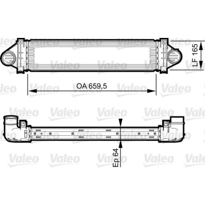 Billede af VALEO 818245 Intercooler FORD: S Max Mk1, Focus 2, MONDEO 4 Turnier
