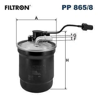 Billede af FILTRON PP 865/8 Brændstoffilter Ledningsfilter 9 8