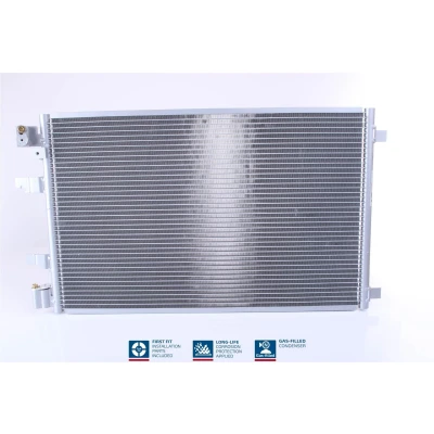 Billede af NISSENS 940041 Kondensator uden tørrer Aluminium 645 R 134a NISSAN: Qashqai / Qashqai+2 I
