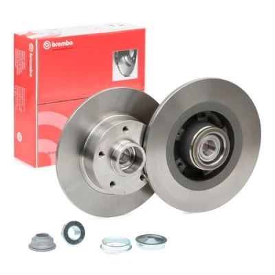 Billede af BREMBO 08.B397.27 Bremseskiver 274 11 5 fuldstændigt med hjullejesæt, ABS sensorring RENAULT: GRAND SCENIC 3, Fluence