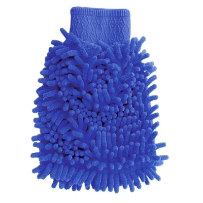 Billede af AMiO Cwash 09 01750 Handske til vask 18mm Microfibre Wash Glov Mikrofiber Blå