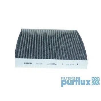 Billede af PURFLUX AHC371 Kabinefilter Aktivkulfilter 194 186 31 FIAT: 500 Hatchback, C Cabriolet, Panda III ABARTH: / 595 695 Hatchback