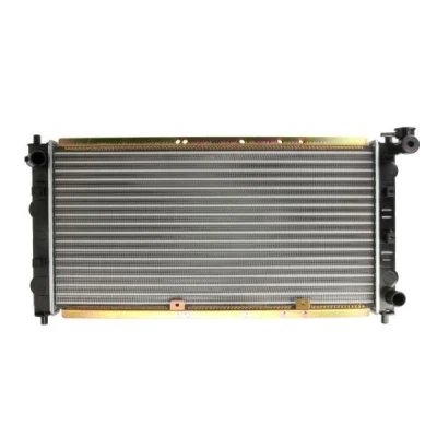Billede af THERMOTEC D73006TT Radiator Aluminium, plastik til køretøjer med/uden klimaanlæg 670 349 22 manuelt gear Mekanisk fuget køleripper
