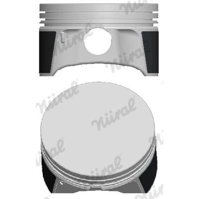 Billede af NÜRAL 87 141207 00 Motor Stempel 81 til Trapez plejlstang OPEL: Astra H TwinTop, Corsa C Hatchback