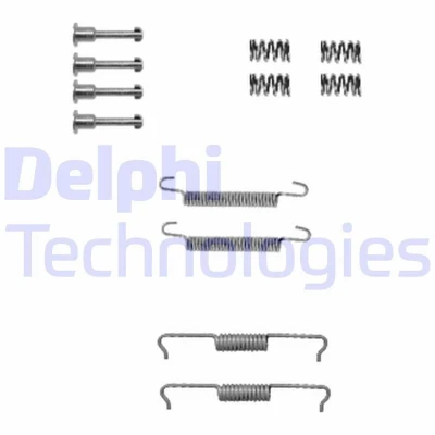 Billede af DELPHI LY1330 Tilbehørssæt, parkeringsbremsebakker BMW: 3 Sedan, 5 X5, VOLKSWAGEN: Multivan (7HM, Transporter 5, Touareg I