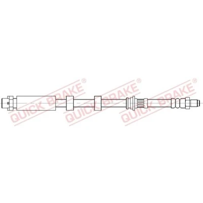 Billede af QUICK BRAKE 32.844 Bremseslange 447 M10x1 BMW: 3 Sedan, Touring, Coupe