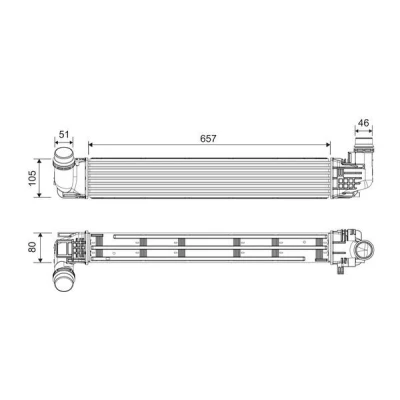 Billede af VALEO 818228 Intercooler DACIA: Duster SUV