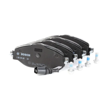 Billede af BOSCH 0 986 494 660 Bremseklodser Low Metallic med indbygget slidsensor skruer tilbehør VOLKSWAGEN: Golf Sportsvan, Passat B8 Sedan