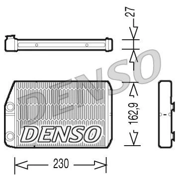 Billede af DENSO DRR09034 Varmeveksler