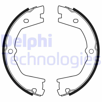 Billede af DELPHI LS2178 Håndbremseklodser