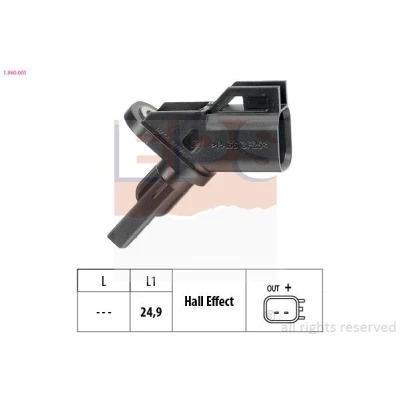 Billede af FACET 21.0001 ABS Sensor Made in Italy OE Equivalent FORD: S Max Mk1, MONDEO 4 Turnier, Focus 2 Kombi, MAZDA: 5, 3 Hatchback, VOLVO: XC60 I