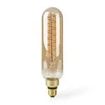 Billede af LED glødepære E27 T65 8.5 W 600 lm 2000 K Med guld finish Retro stil Antal lamper i emballagen: 1 stk.