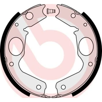 Billede af BREMBO S 54 518 Håndbremseklodser