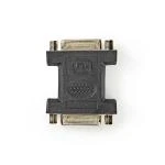 Billede af DVI adapter I 24 + 5 pin hun Nikkel Lige PVC Sort Plastikpose
