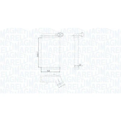 Billede af Varmeelement, kabinevarme MAGNETI MARELLI 350218422000