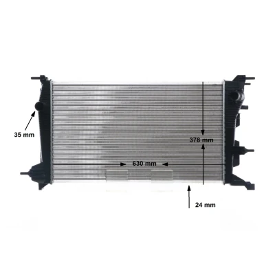 Billede af MAHLE ORIGINAL CR 840 001S Radiator 828 378 24 Mekanisk fuget køleripper RENAULT: MEGANE 3 Grandtour, SCENIC 3, Coupe