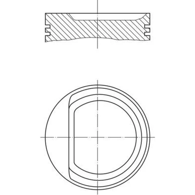 Billede af MAHLE ORIGINAL 030 71 00 Motor Stempel 76,51