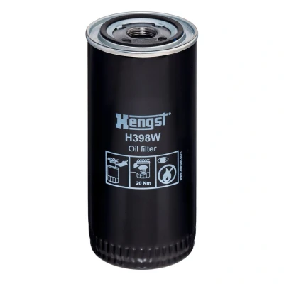 Billede af HENGST filter H398W Oliefilter 1 12 UNF Påskruet
