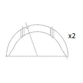 Billede af FAI AutoParts BT3008 STD Distanceskive, krumtapaksel RENAULT: MEGANE 3 Coupe