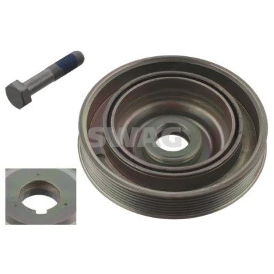 Billede af SWAG 62 93 3802 Remskive Krumtapaksel 6PK 153 5 med skrue FORD: MONDEO 4 Turnier, S Max Mk1, Galaxy Mk2 MPV, PEUGEOT: 407 SW, 508 I 308 SW