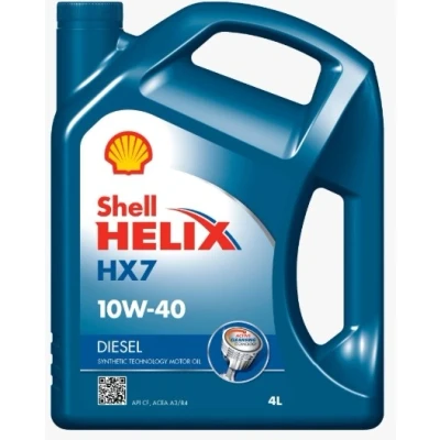 Billede af Shell Helix HX7 DIESEL 10W 40 4l Motorolie 550040425 MERCEDES BENZ: E klasse Sedan, C T modell, RENAULT: MEGANE 3 Grandtour