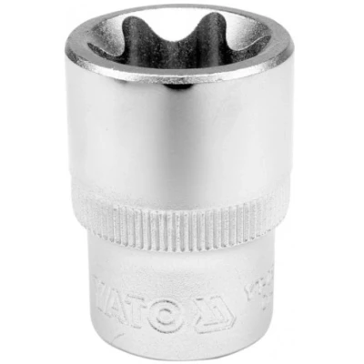 Billede af YATO YT 05228 Skraldenøgleindsats (Hexagon) Torx DIN2124 E24 Krom vanadium stål