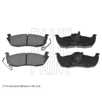 Billede af BLUE PRINT ADA104220 Bremseklodser bagaksel med akustisk advarsel for slid stempelklips JEEP: GRAND CHEROKEE 3, Commander