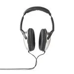 Billede af Over Ear Kablede Hovedtelefoner Kabellængde: 2.70 m Volumenkontrol Sort / Sølv