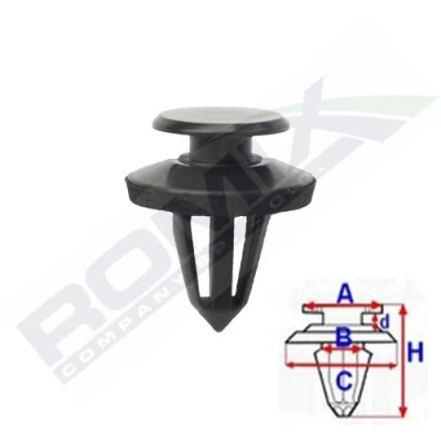 Billede af ROMIX C70303 Clips FIAT: Grande Punto Hatchback, III Panda II ALFA ROMEO: Giulietta CITROËN: Nemo Van