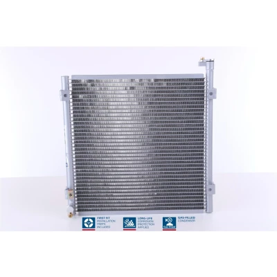 Billede af NISSENS 94290 Kondensator uden tørrer Aluminium 340 R 134a HONDA: CIVIC 6 Stufenheck