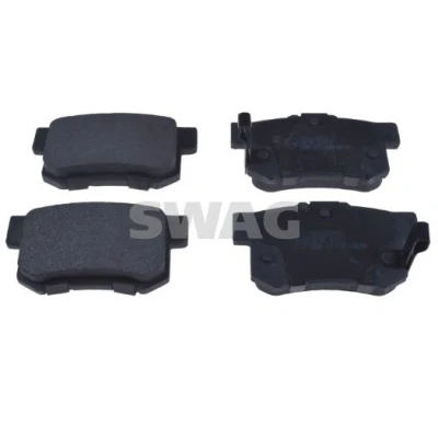 Billede af SWAG 70 91 6873 Bremseklodser bagaksel med akustisk advarsel for slid SUZUKI: SWIFT 3, SX4 I Hatchback, Sedan, HONDA: CIVIC 7 Hatchback