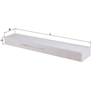 Billede af MAHLE ORIGINAL LA 582 Kabinefilter Partikelfilter 498,0 90 45,0 MERCEDES BENZ: SL Cabriolet
