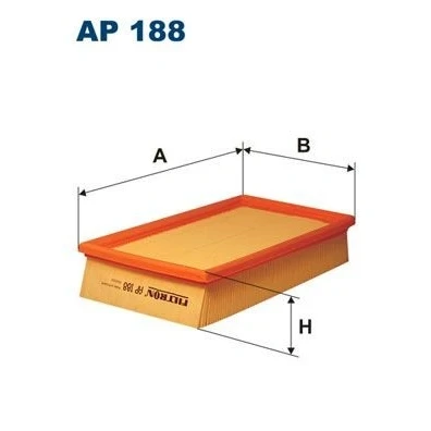 Billede af FILTRON AP 188 Luftfilter 57 160 282 Filterindsats SAAB: 9 3 Hatchback