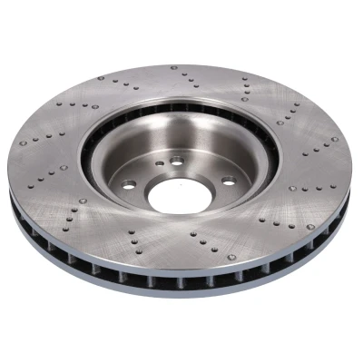 Billede af FEBI BILSTEIN Bremseskive MERCEDES BENZ: A klasse, B GLB foraksel 350mm 30mm 5 hul 112mm perforeret/indv. ventileret 107510 Bremseskiver