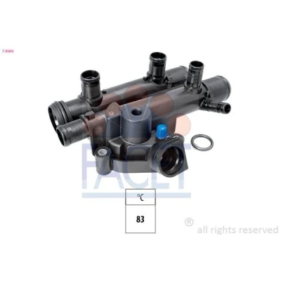 Billede af FACET 7.8666 Termostat 83 Made in Italy OE Equivalent med pakning RENAULT: TRAFIC 2 Kasten