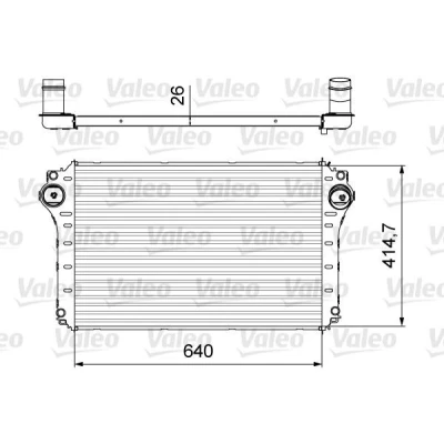 Billede af VALEO 818568 Intercooler uden EGR ventil