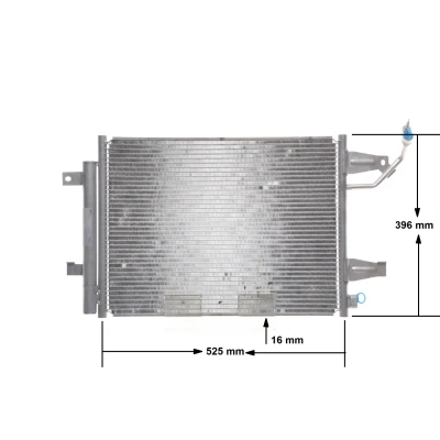 Billede af MAHLE ORIGINAL AC 509 000S Kondensator med tørrer 16 10,15 505 MITSUBISHI: COLT 6