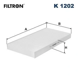 Billede af FILTRON K 1202 Kabinefilter Partikelfilter 392 187 32 MERCEDES BENZ: B klasse, A klasse