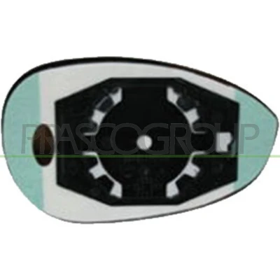 Billede af PRASCO FT0307504 Spejlglas venstre FIAT: Grande Punto Hatchback, 500 Evo Hatchback