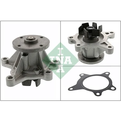 Billede af INA 538 0667 10 Vandpumpe med pakning til multi v remsdrift KIA: RIO 3, cee‘d II Sportswagon, I Stationcar, HYUNDAI: i20 Hatchback