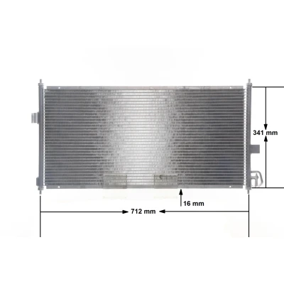 Billede af MAHLE ORIGINAL AC 674 000S Kondensator uden tørrer 712