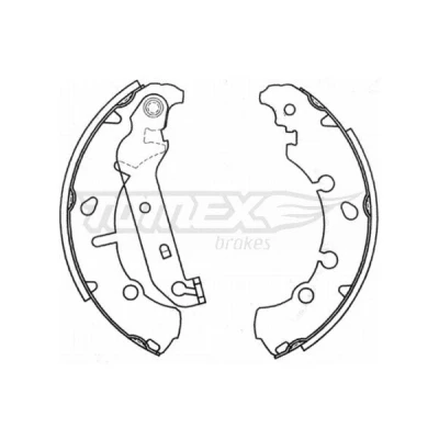Billede af TOMEX brakes TX 20 92 Bremsebakker bagaksel 203 38 FORD: Focus Mk1 Hatchback, 2 Kombi, Stationcar