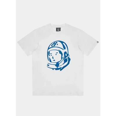 Billede af Billionaire Boys Club Cracked Flock Print Astro Tshirts print, Herre, Størrelse: Medium, White