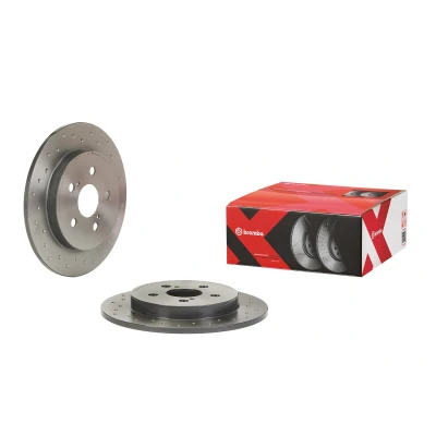 Billede af BREMBO 08.A534.3X Bremseskiver 259 9 5 hullet, fuldstændigt coatet TOYOTA: Corolla X Sedan, Prius PHV Hatchback, IV Liftback, LEXUS: CT