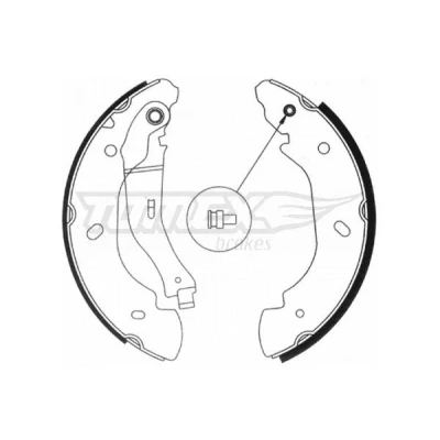 Billede af TOMEX brakes TX 20 94 Bremsebakker bagaksel 254 52 FORD: Transit Mk5 Bus