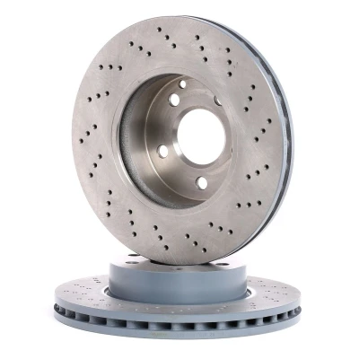 Billede af FEBI BILSTEIN 30552 Bremseskiver foraksel 295 28 5 112 perforeret/indv. ventileret coatet MERCEDES BENZ: C klasse T modell, Sedan