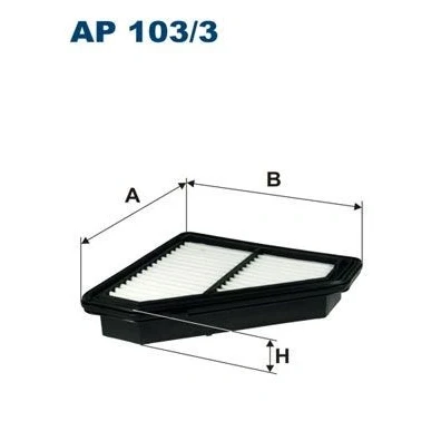 Billede af FILTRON AP 103/3 Luftfilter 47 195 185,5 Filterindsats HONDA: CIVIC 9